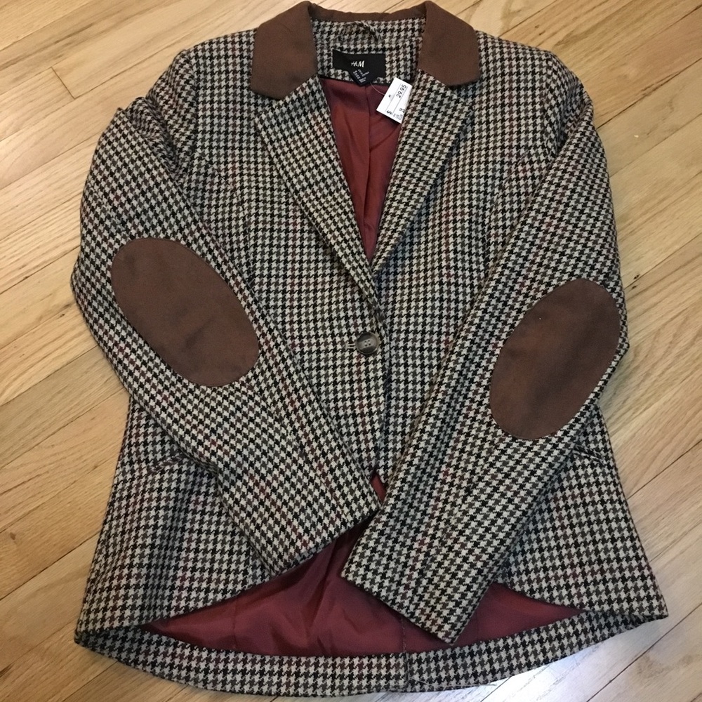 H&M Houndstooth Blazer